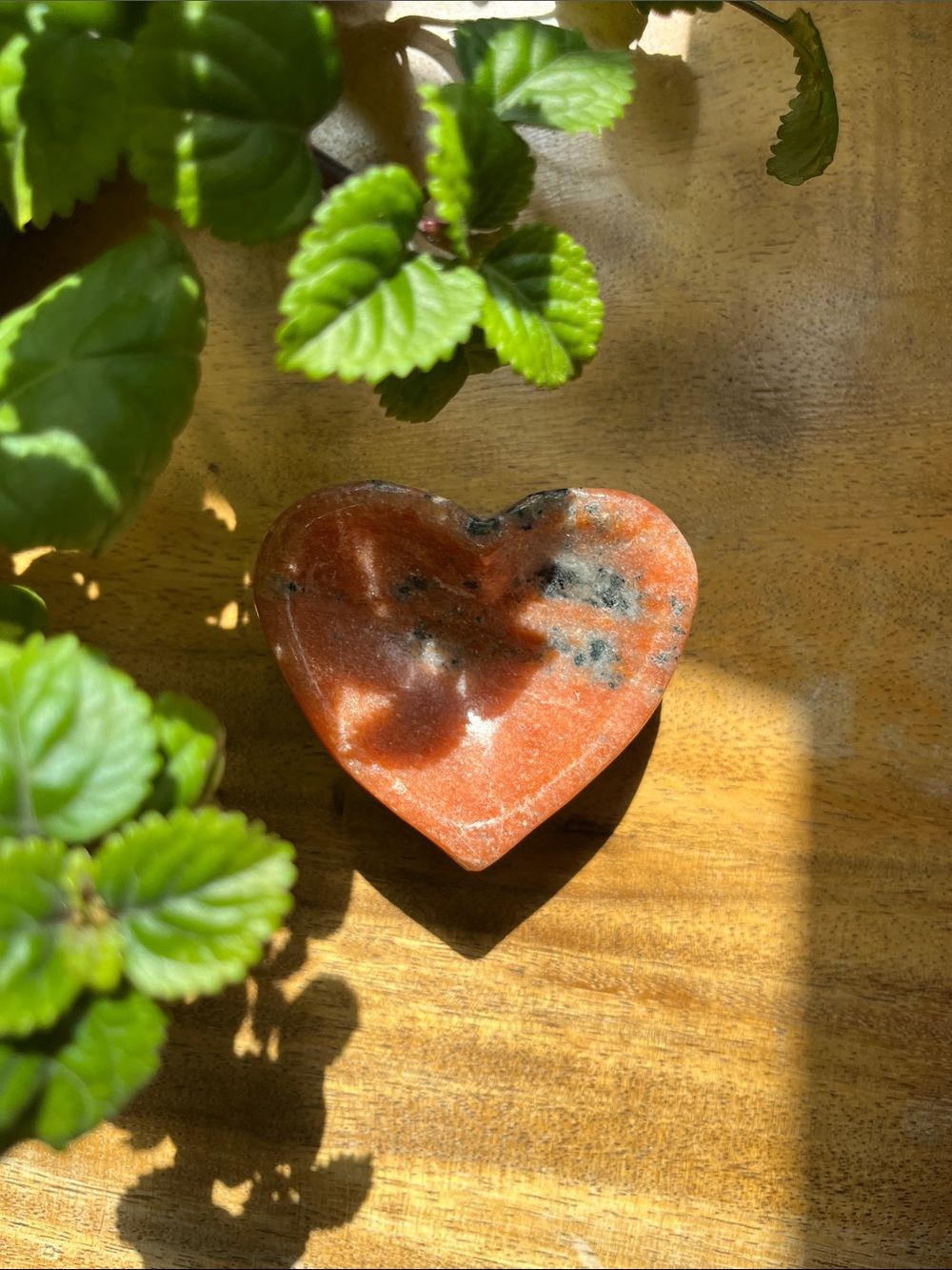 Tourmilinated Sunstone Heart Bowl 3/$15
